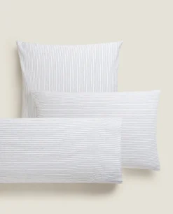 Striped Linen Pillowcase