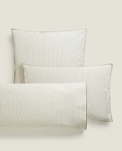Striped Seersucker Pillowcase