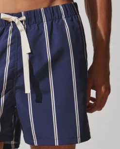 Striped Swim Trunks