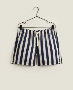 Striped Swim Trunks