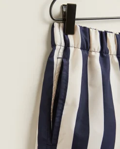 Striped Swim Trunks