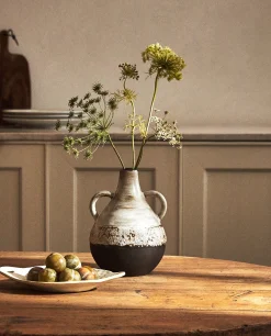 Terracotta Vase With Handles
