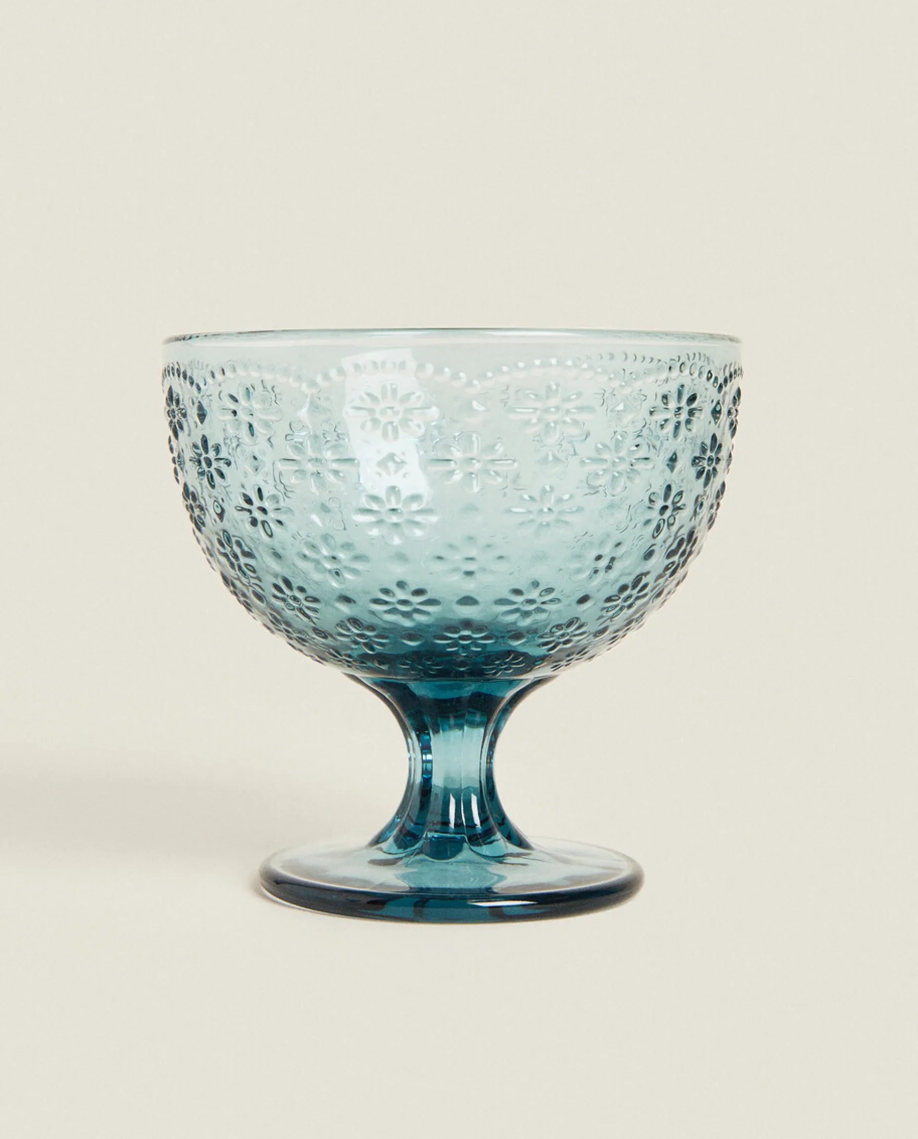 Textured Floral Design Ice-Cream Cup