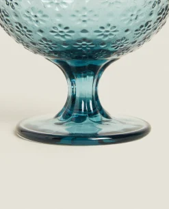 Textured Floral Design Ice-Cream Cup