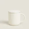 Textured Mug With Lid