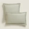 Throw Pillow Cover With Polka Dot Design