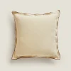 Throw Pillow Cover With Piping