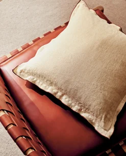 Throw Pillow Cover With Piping