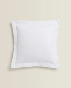 Throw Pillow Cover With Polka Dot Design
