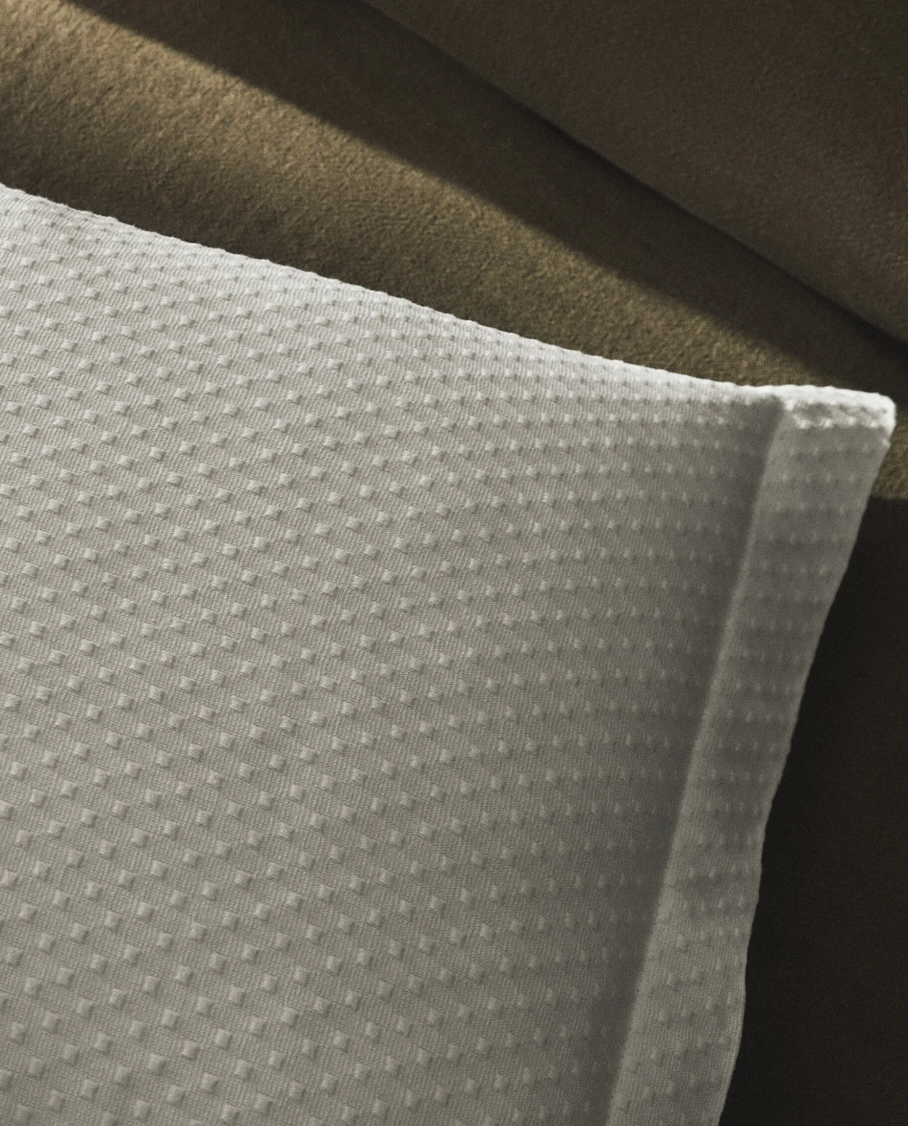 Throw Pillow Cover With Polka Dot Design