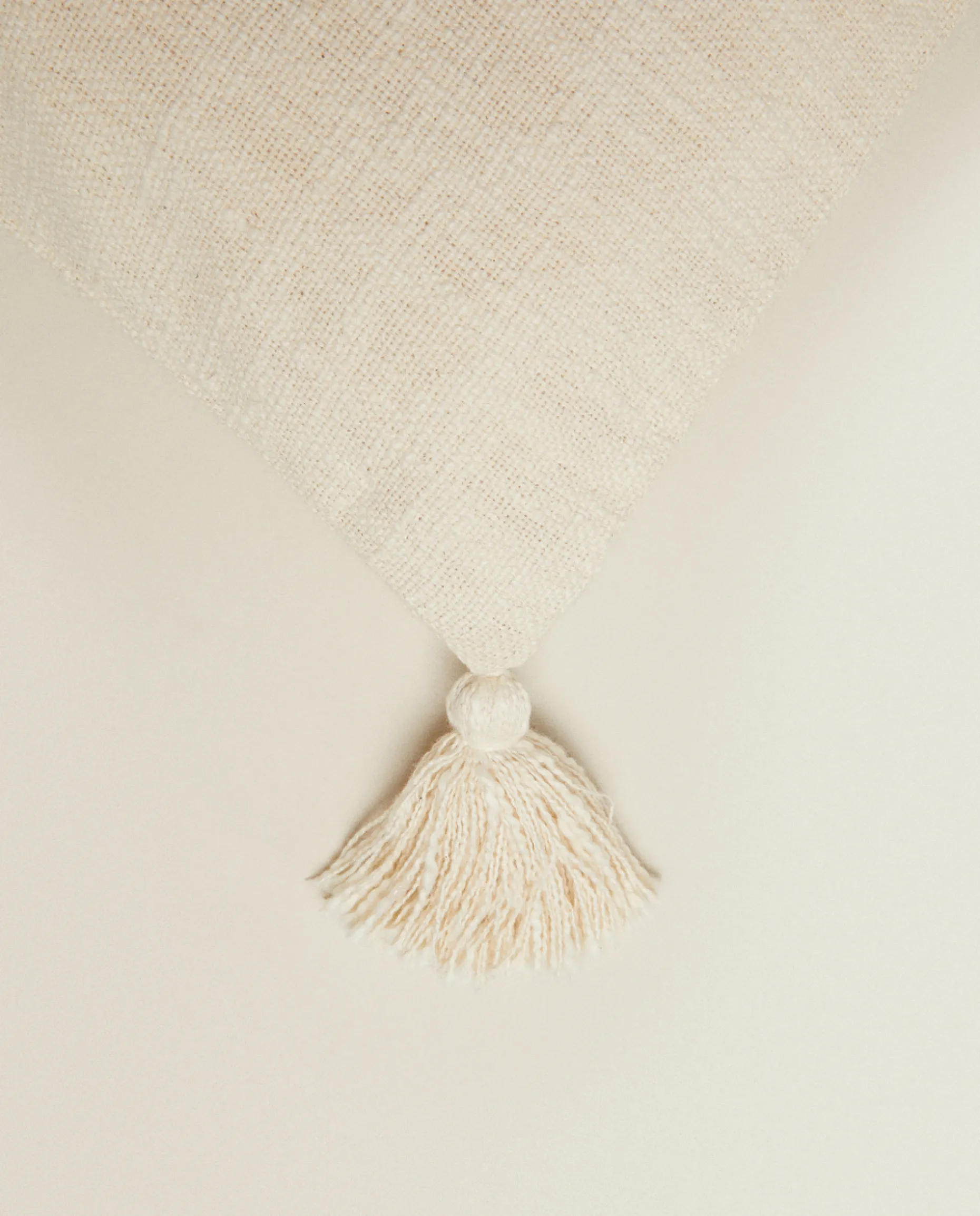 Throw Pillow Cover With Tassels