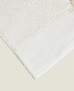 Towel With Bunny Applique