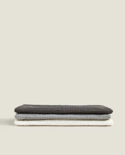 Waffle Mini Kitchen Towel (Pack Of 3)