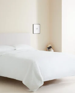 Waffle-Knit Duvet Cover