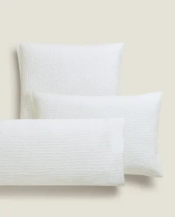 Waffle-Knit Pillowcase
