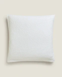 Waffle-Knit Pillowcase