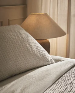 Waffle-Knit Pillowcase