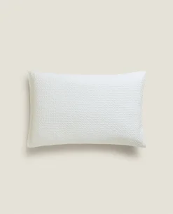 Waffle-Knit Pillowcase