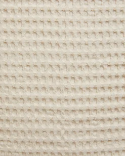 Waffle-Knit Throw Pillow Cover