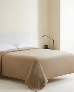 Washed Linen Bedspread (400 Gsm)