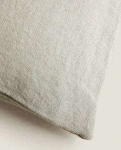 Washed Linen Throw Pillow Cover