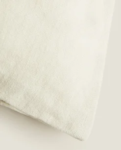 Washed Linen Throw Pillow Cover