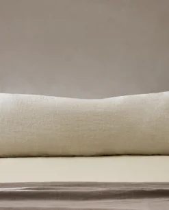Washed Linen Throw Pillow Cover