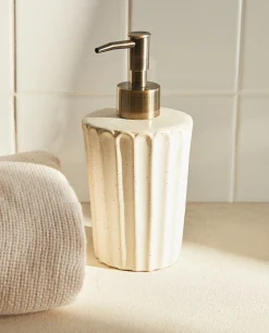 Wavy Ceramic Soap Dispenser