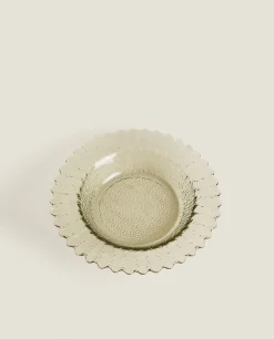 Wavy Glass Bowl