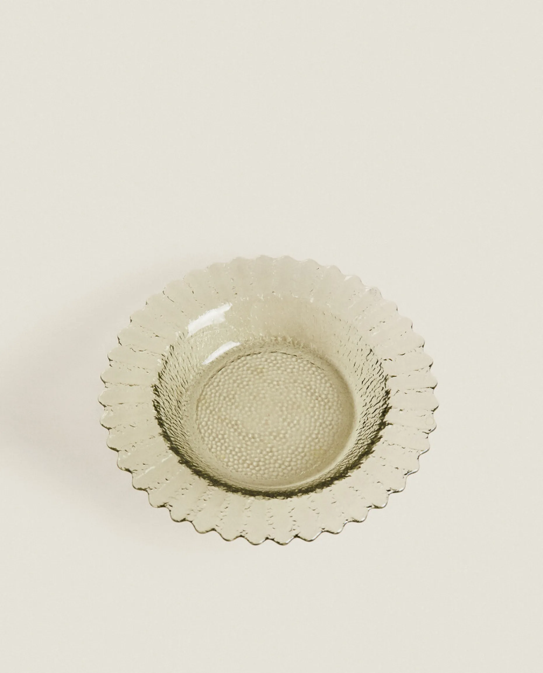 Wavy Glass Bowl