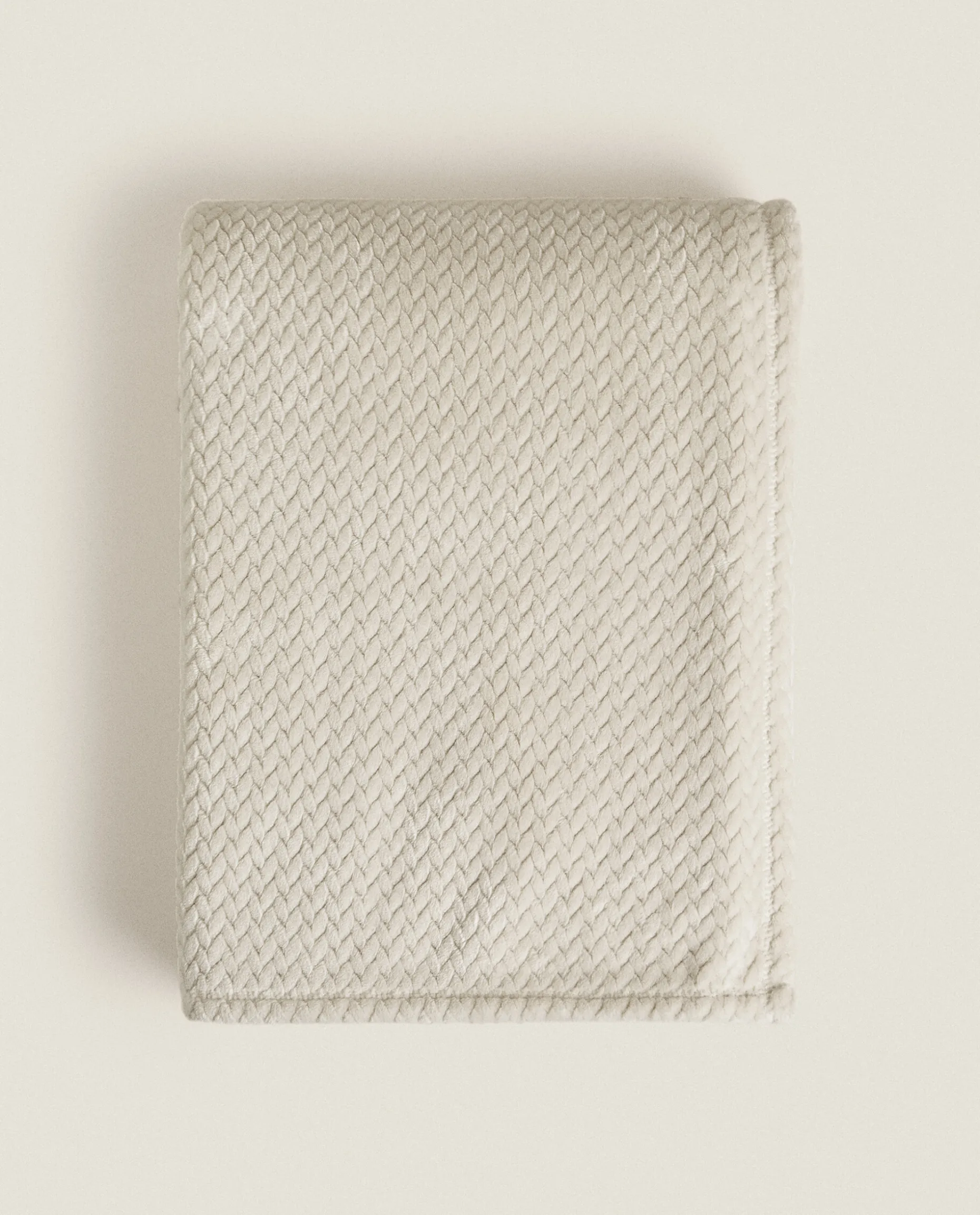 Weave Textured Fleece Blanket