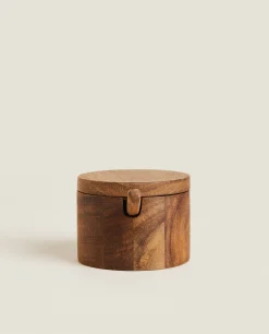 Wooden Sugar Bowl