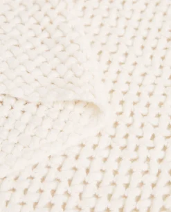 Woven Blanket With Fringing