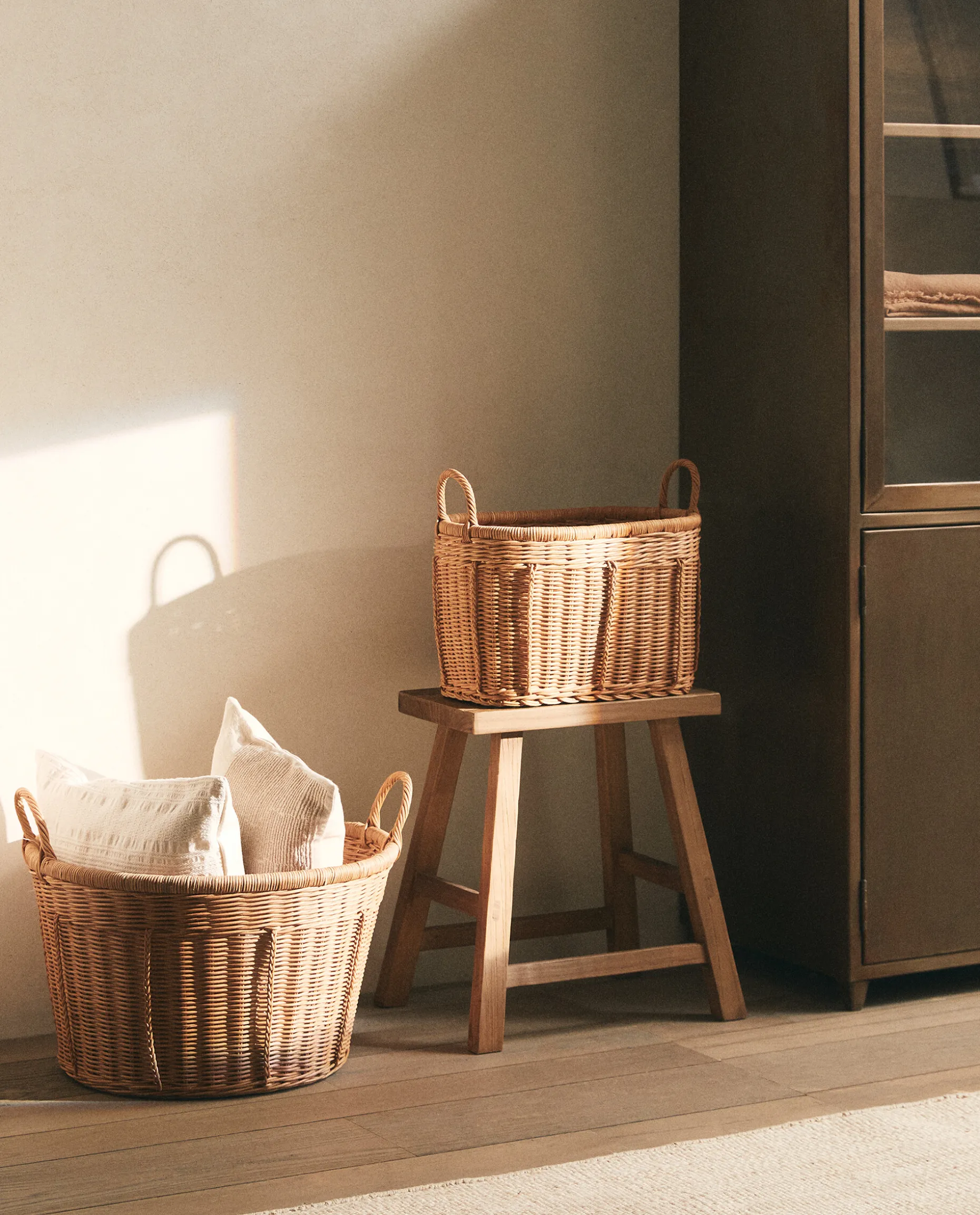 Woven Rattan Basket