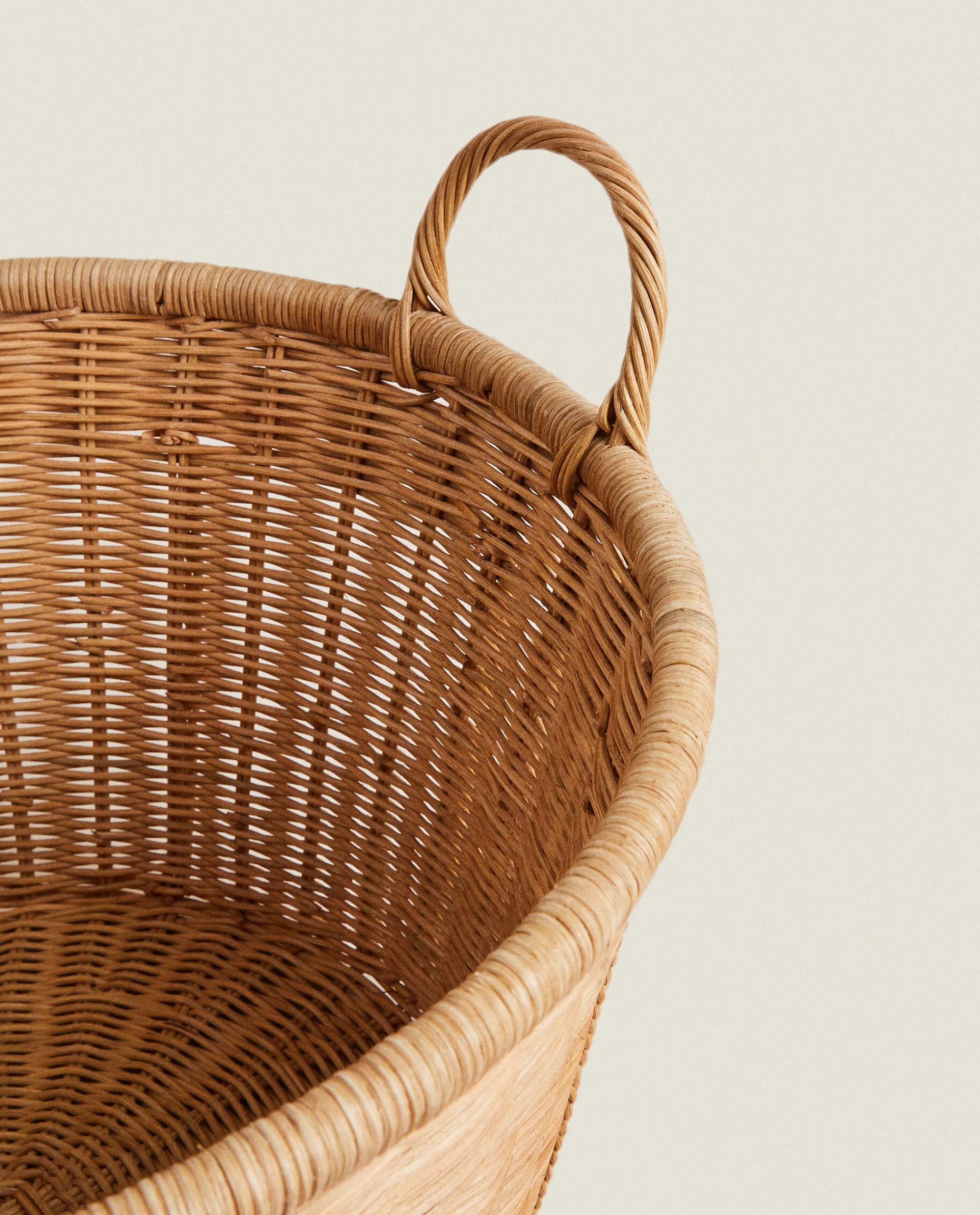 Woven Rattan Basket