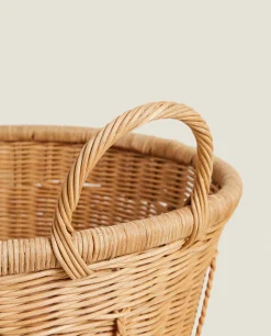 Woven Rattan Basket