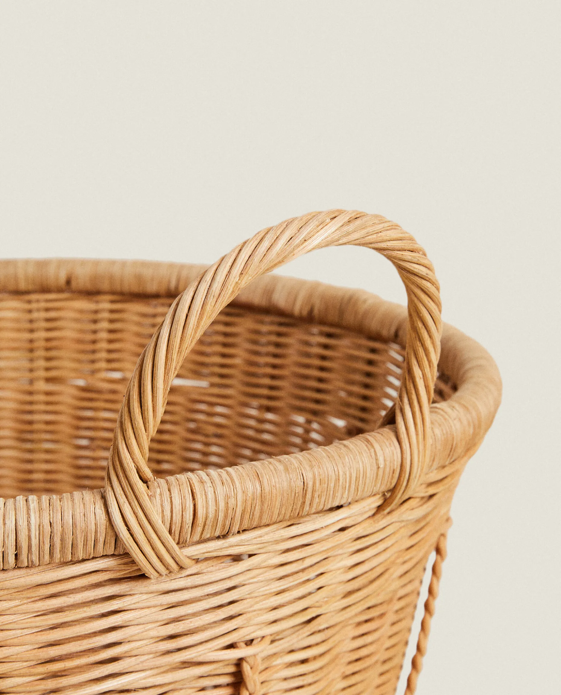 Woven Rattan Basket